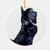 Scottie - got Plätzchen? Keramikornament (Hinten)