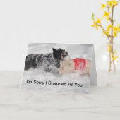 Scottie Greeting Card Karte (Gelbe Blume)