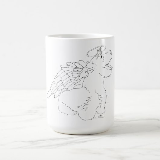 Scottie Hund Engel Kaffeetasse (Mittel)