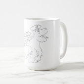 Scottie Hund Engel Kaffeetasse (VorderseiteRechts)