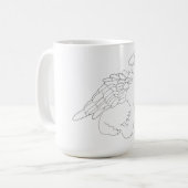 Scottie Hund Engel Kaffeetasse (Vorderseite Links)