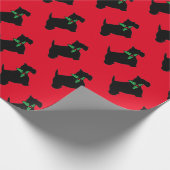 Scottie-Hund Geschenkpapier (Ecke)