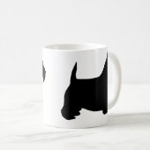 Scottie-Hund Kaffeetasse (VorderseiteRechts)
