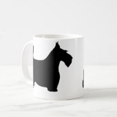 Scottie-Hund Kaffeetasse (Vorderseite Links)