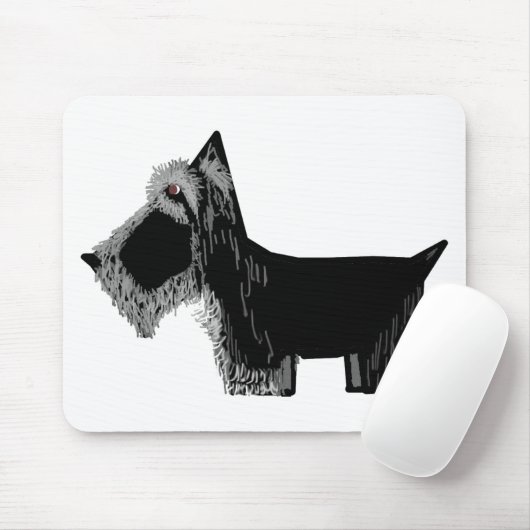 Scottie-Hund Mousepad (Mit Mouse)
