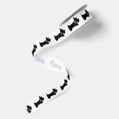 Scottie-Hund Satinband (Rückseite)