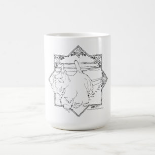 Scottie-Hund-Strand Kaffeetasse