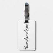 Scottie Hunde Gepäckmarke Gepäckanhänger (Rückseite vertikal)