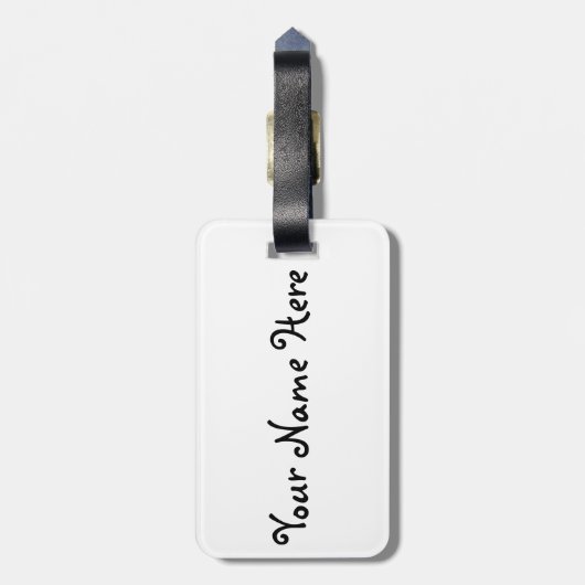 Scottie Hunde Gepäckmarke Gepäckanhänger (Rückseite vertikal)