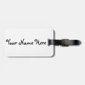 Scottie Hunde Gepäckmarke Gepäckanhänger (Rückseite horizontal)