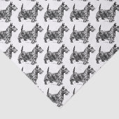 Scottie-Hunde Seidenpapier (Ausschnitt)