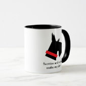 Scottie-Hundekaffee-Tasse Tasse (VorderseiteRechts)