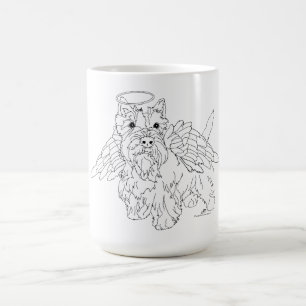 Scottie-Hundel Engel Kaffeetasse
