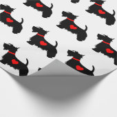 Scottie-HundePackpapier Geschenkpapier (Ecke)
