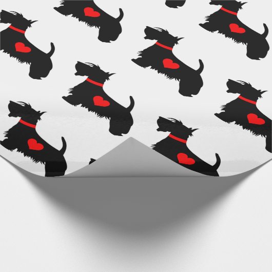 Scottie-HundePackpapier Geschenkpapier (Ecke)