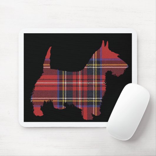 Scottie-HundeTartan Mousepad (Mit Mouse)