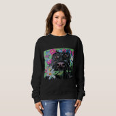 Scottie im Garten Sweatshirt (Vorne ganz)
