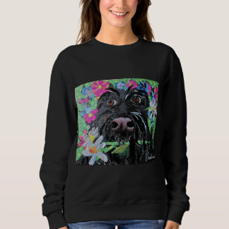 Scottie im Garten Sweatshirt