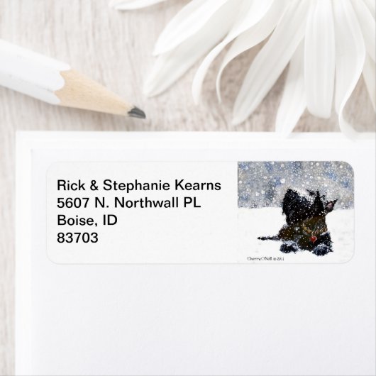 Scottie in Snow (Insitu)