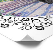 Scottie in Springtime Garden Poster (Ecke)