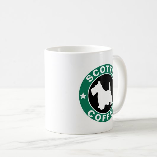 SCOTTIE Kaffee Kaffeetasse (VorderseiteRechts)