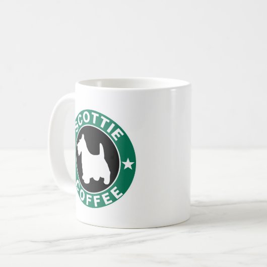 SCOTTIE Kaffee Kaffeetasse (Vorderseite Links)