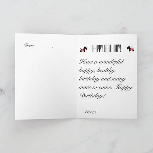 Scottie Karte (Innenseite)