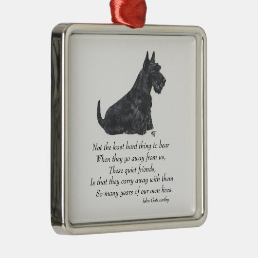 Scottie Keepake Ornament (Rechts)