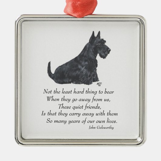 Scottie Keepake Ornament (Vorne)