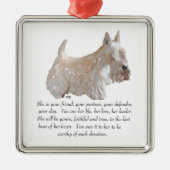 Scottie Keepake Ornament (Vorne)