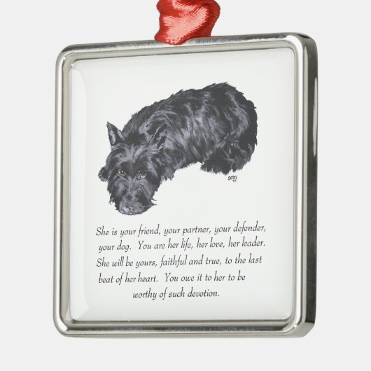 Scottie Keepake Ornament (Links)