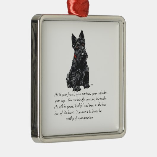 Scottie Keepake Ornament (Rechts)