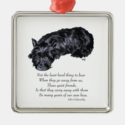 Scottie Keepake Ornament (Vorne)