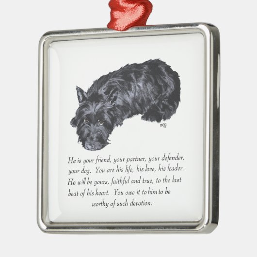 Scottie Keepake Ornament (Links)
