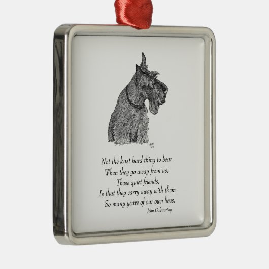 Scottie Keepake Ornament (Rechts)