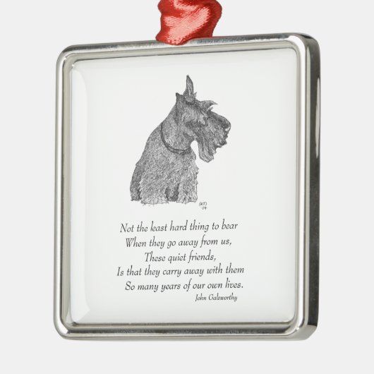 Scottie Keepake Ornament (Links)