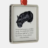 Scottie Keepake Ornament Aus Metall (Rechts)