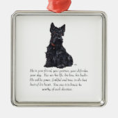 Scottie Keepake Ornament - MALE (Vorne)