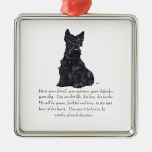Scottie Keepake Ornament - MALE