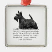 Scottie Keepake Ornament - MALE (Vorne)