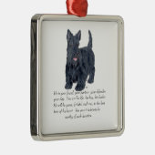 Scottie Keepake Ornament - MALE (Rechts)
