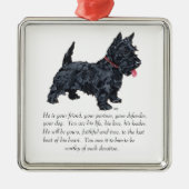 Scottie Keepake Ornament - MALE (Vorne)