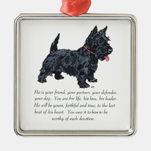 Scottie Keepake Ornament - MALE