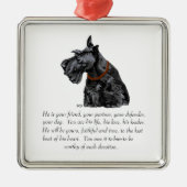Scottie Keepake Ornament - MALE (Vorne)