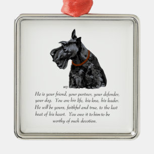 Scottie Keepake Ornament - MALE