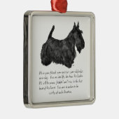 Scottie Keepake Ornament - MALE (Rechts)