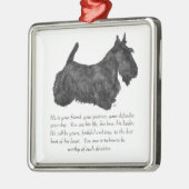 Scottie Keepake Ornament - MALE (Links)