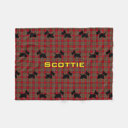 Scottie keine 8 fleecedecke (Vorderseite (Horizontal))