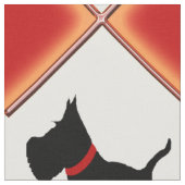 Scottie keine 8 stoff (Nahaufnahme)