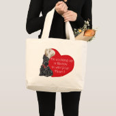 Scottie Koch Valentine Jumbo Stoffbeutel (Vorderseite (Produkt))